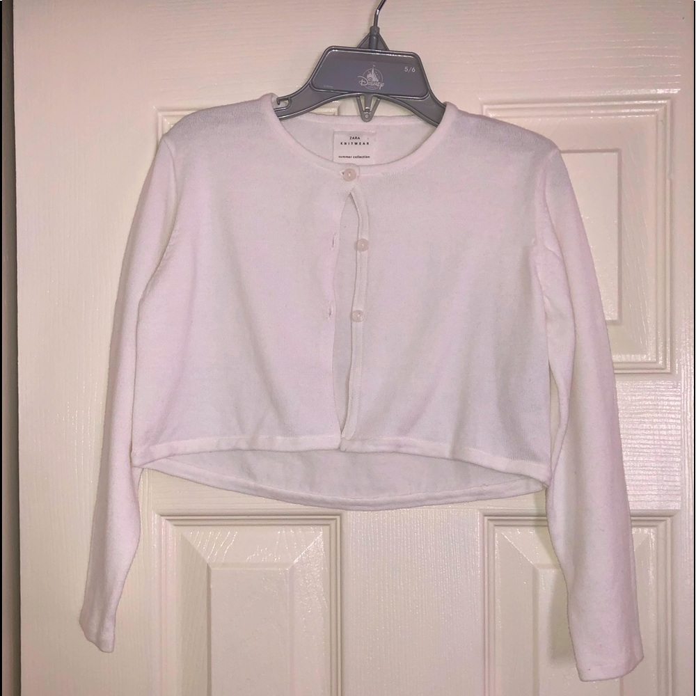 Zara crop cardigan